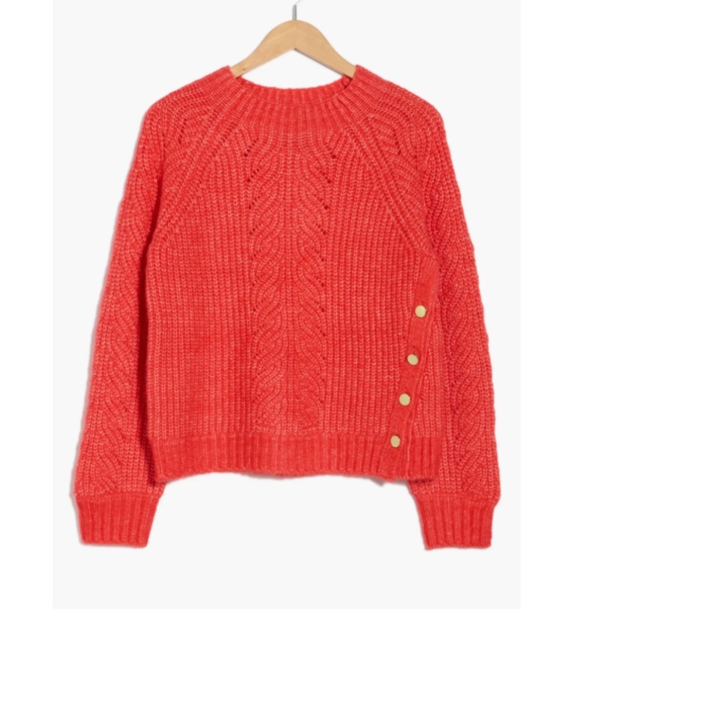 NEW! Love Token Women's Cherry Red Sweater